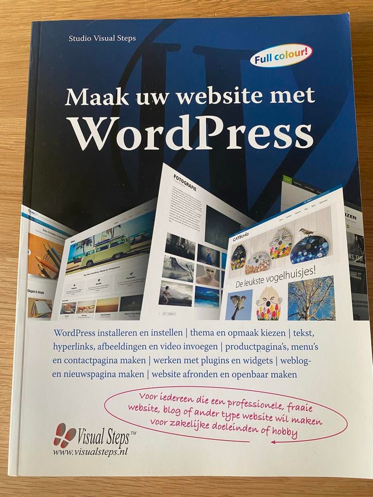 Maak uw website met WordPress, Boeken, Informatica en Computer, Zo goed als nieuw, Internet of Webdesign, Ophalen of Verzenden