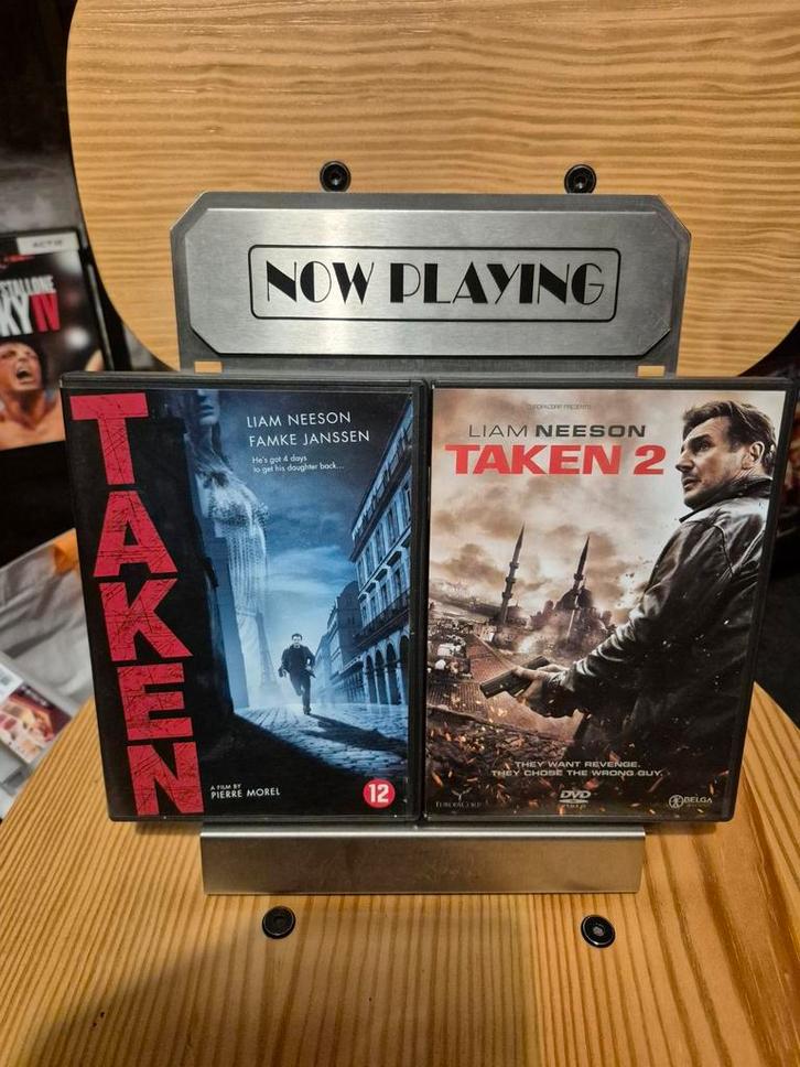 Taken 1 & 2 DVD - Liam Neeson, Cd's en Dvd's, Dvd's | Actie, Gebruikt, Actiethriller, Boxset, Vanaf 12 jaar, Ophalen of Verzenden