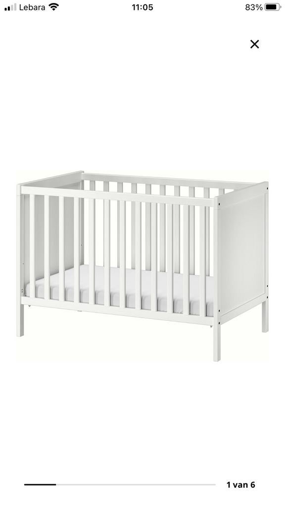 Gratis, ikea-ledikantje, Kinderen en Baby's, Babywiegjes en Ledikanten, Ophalen, Gebruikt, Ledikant