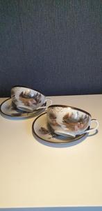 2 Japanse eierschaal kop en schotels, Antiek en Kunst, Ophalen of Verzenden