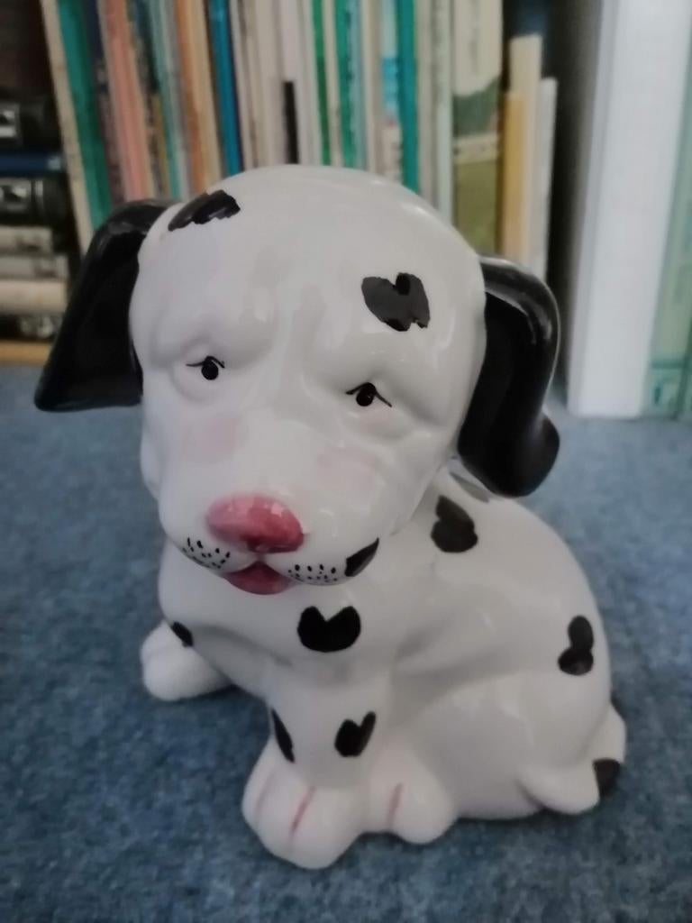 Lieve hond spaarpot, Ophalen of Verzenden, Zo goed als nieuw, Steen, Aardewerk of Keramiek, Dier