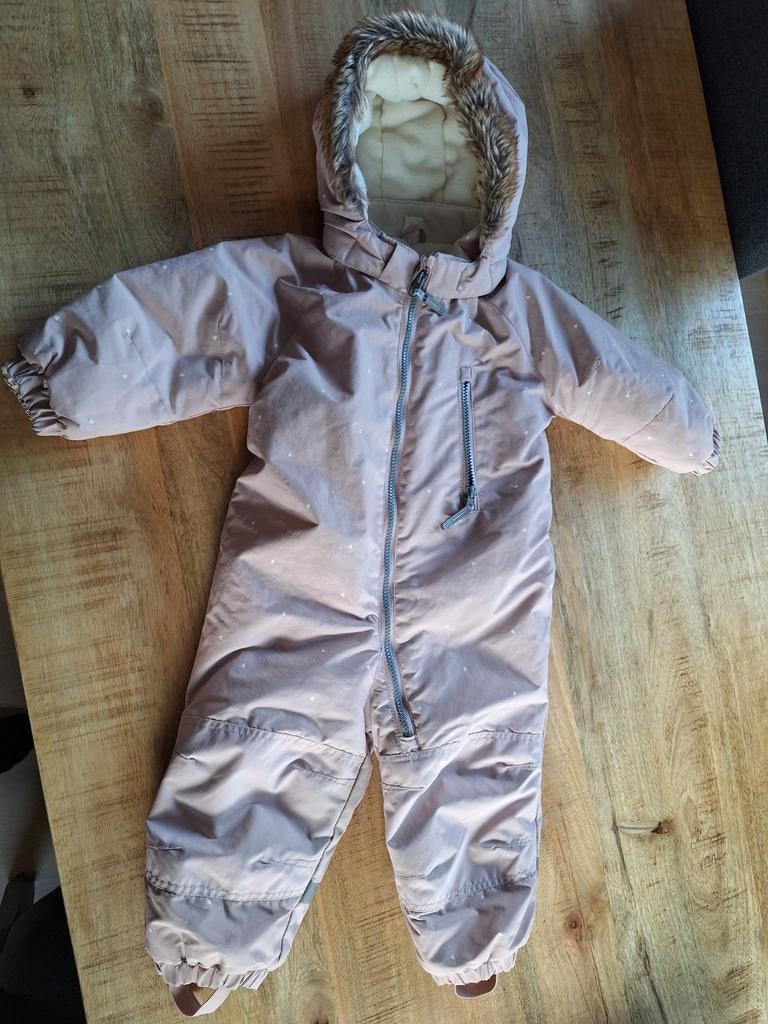 H&M Roze Skipak Maat 86 met Hartjes, Kinderen en Baby's, Babykleding | Maat 86, Ophalen, Meisje, H&M, Zo goed als nieuw