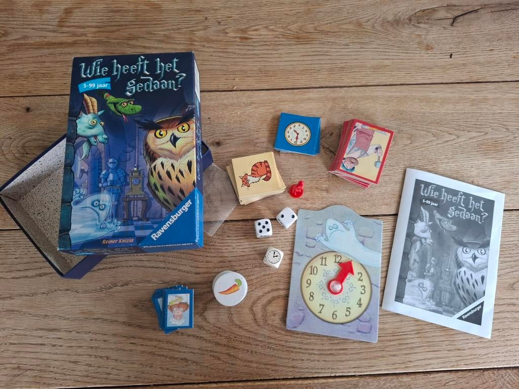 Wie heeft het gedaan spel, Hobby en Vrije tijd, Gezelschapsspellen | Bordspellen, Ophalen of Verzenden, Zo goed als nieuw, Ravensburger