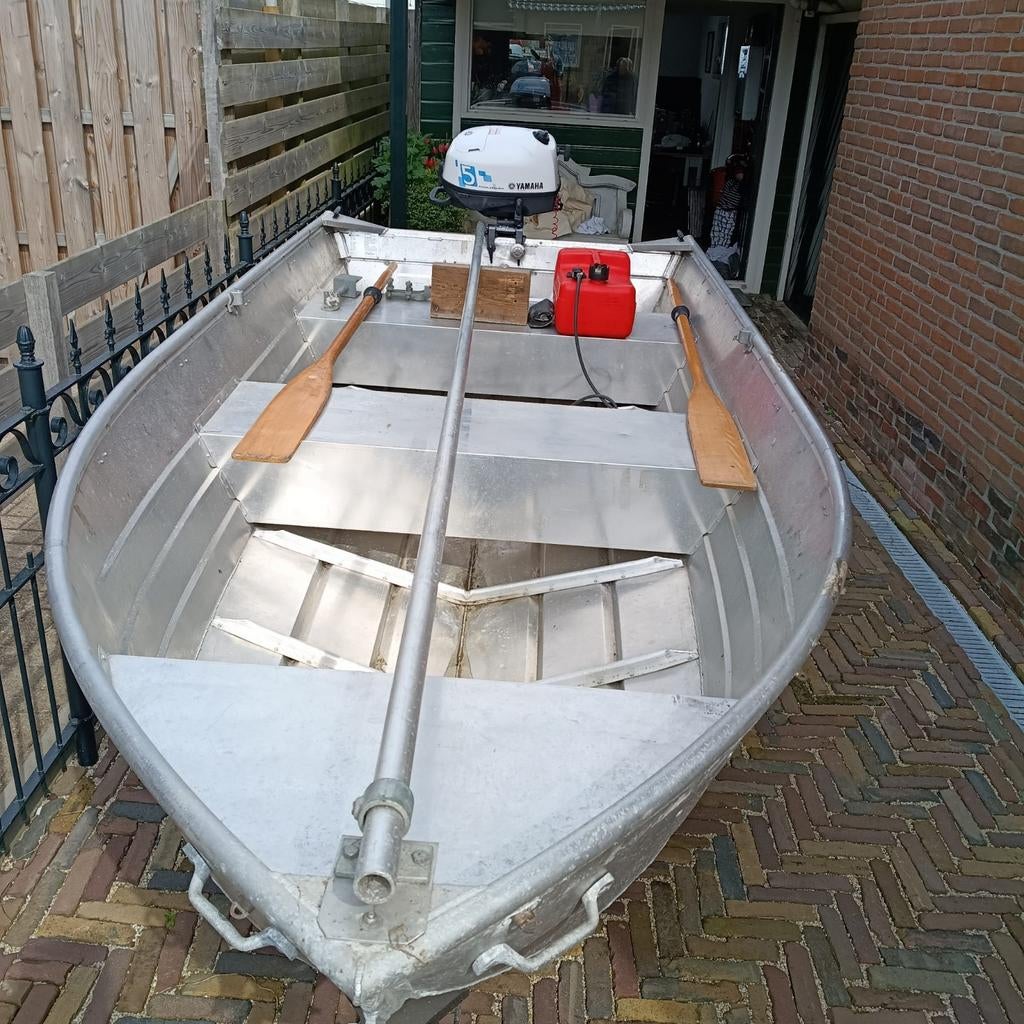 Aluminium motorboot, Aluminium, Ophalen of Verzenden, Benzine, Minder dan 10 pk