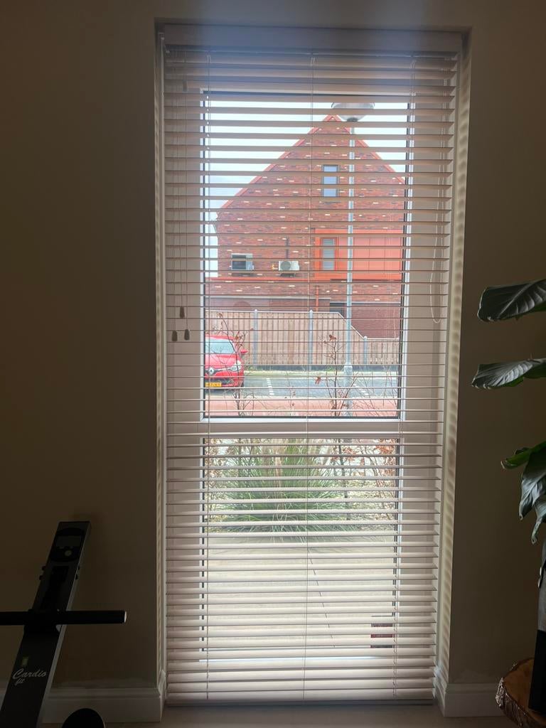 Bamboe jaloezieën, Ophalen, Gebruikt, 200 cm of meer, 200 cm of meer