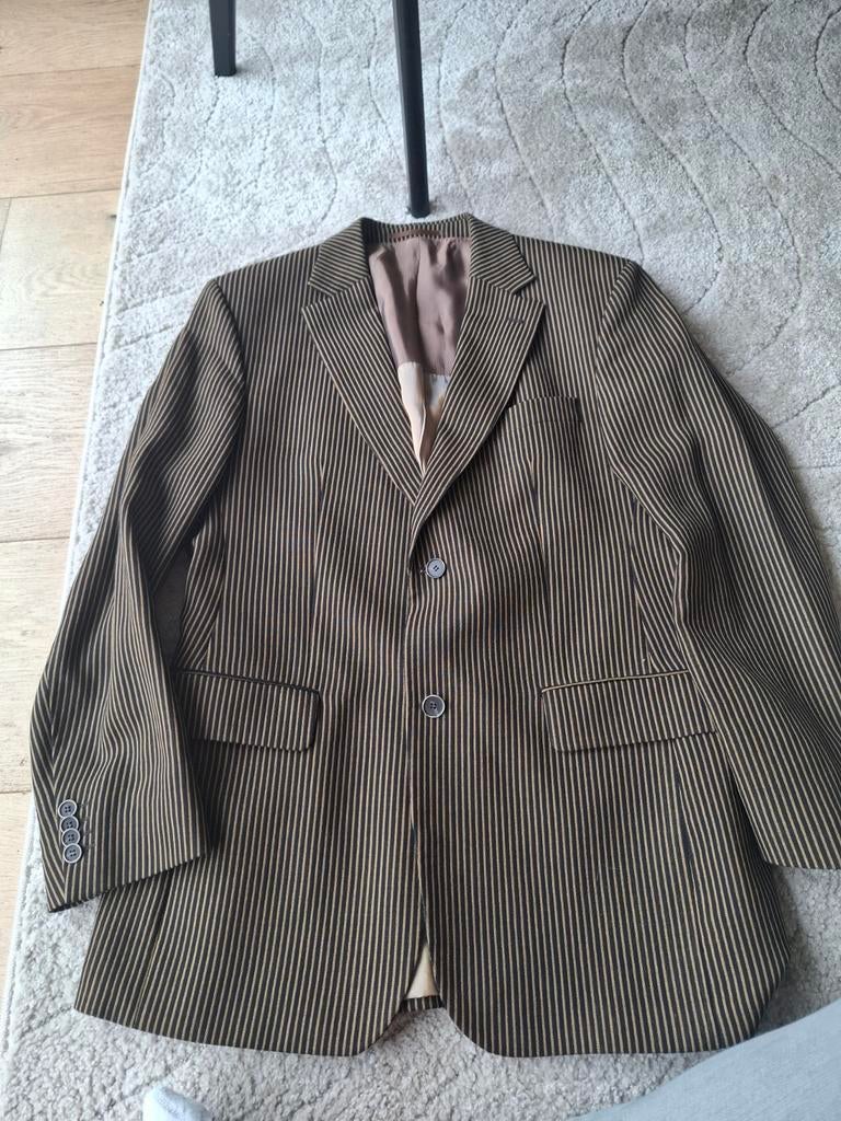 Carl Gross gestreept colbert - Maat m 50, Kleding | Heren, Kostuums en Colberts, Maat 52/54 (L), Ophalen of Verzenden, Zo goed als nieuw