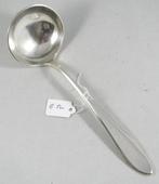 zilveren Juslepel Sauslepel massief 835 zilver puntfilet, Ophalen of Verzenden, Zilver