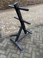 50 mm olympische halter schijven rek zwart, Ophalen, Halterschijven, Zo goed als nieuw, 50 mm schijven