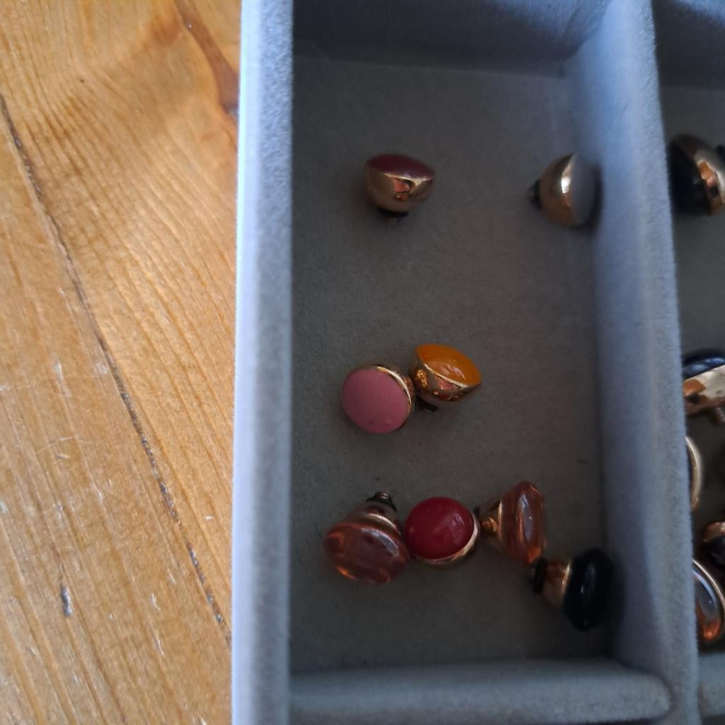 (r) *4* MelanO Meddys/steentjes twisted rosé zetting, 4 bedels of meer, Ophalen, Overige materialen, Overige merken