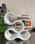 Wijnrek Flessenrek Koziol Boa Nieuw Wit, 5 tot 15 flessen, Ophalen of Verzenden, Zo goed als nieuw, X