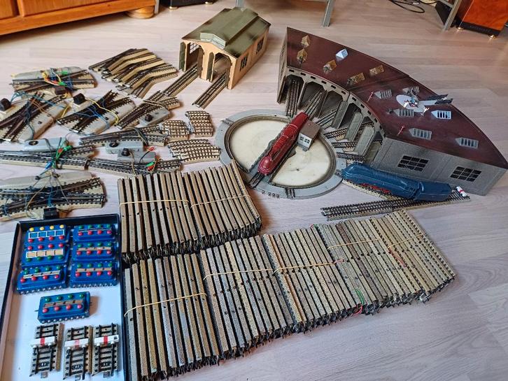 marklin ho jaren 50 complete baan., Hobby en Vrije tijd, Modeltreinen | H0, Zo goed als nieuw, Treinset, Wisselstroom, Märklin
