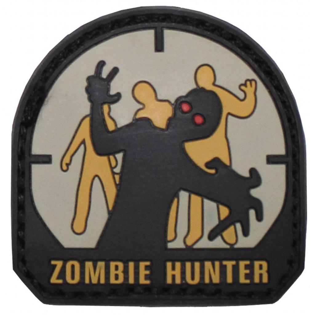 3D Patch Zombie Hunter, Ophalen of Verzenden, Luchtmacht, Nederland, Embleem of Badge