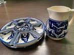 Portugese serveerschaal en waterkan - Dishes &Deco, Ophalen of Verzenden, Nieuw