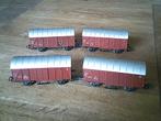 Marklin HO 4x Gedekte Goederenwagon nr. 4505, Wisselstroom, Gebruikt, Wagon, Ophalen of Verzenden