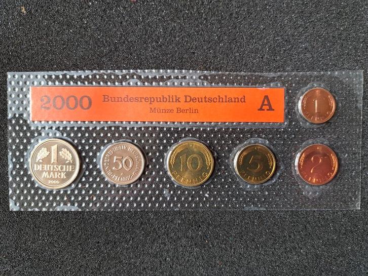 Duitse Mark Munten Set 2000 - Bundesrepublik Deutschland, Postzegels en Munten, Munten | Europa | Niet-Euromunten, Ophalen of Verzenden
