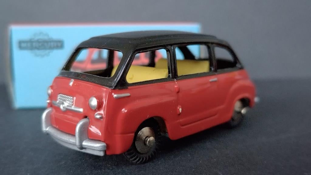 Fiat Multipla 1:43 Mercury Re-edition Pol, Hobby en Vrije tijd, Modelauto's | 1:43, Overige merken, Auto, Verzenden, .