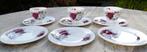 Engelse Queen Anne Set Rode ROOS Ontbijt / Dessert set, Nieuw, Ophalen of Verzenden, Bord(en), Wedgwood