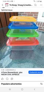 Pyrex Cool en Freeze glazen bewaarschalen ( nieuw), Ophalen, Nieuw
