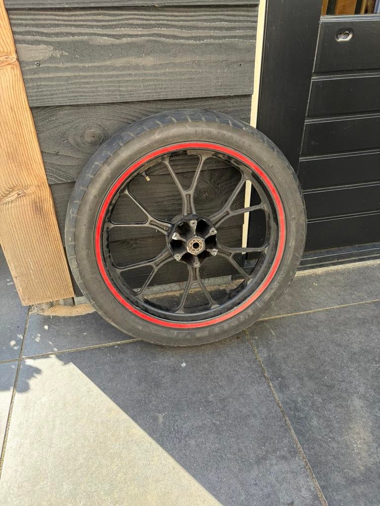 Voorwiel Derbi/Aprilia 15mm as, Ophalen, Zo goed als nieuw, Overige typen