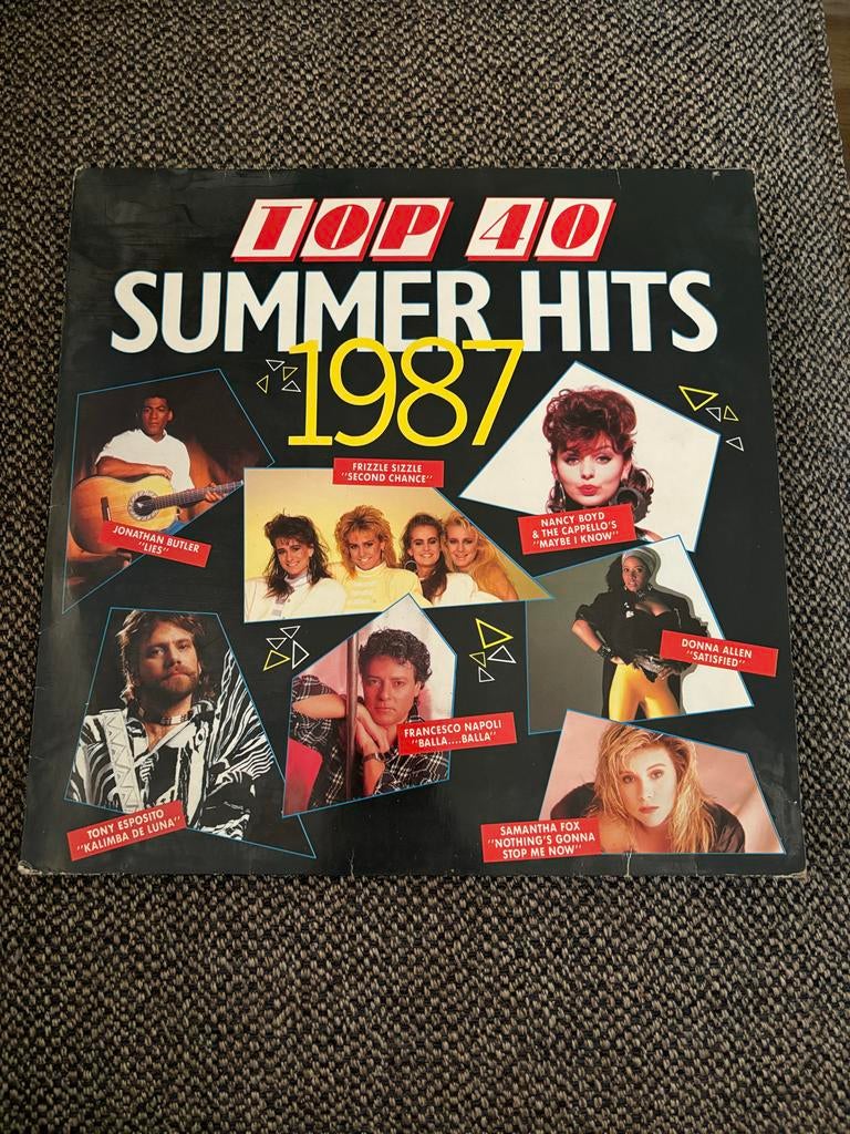 Top 40 Summer Hits 1987 - Diverse Artiesten LP, Gebruikt, 1980 - 1989, Ophalen of Verzenden, Complilatie