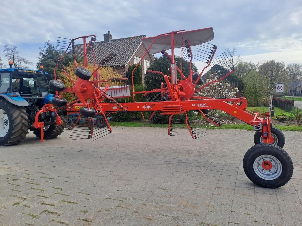 Kuhn GA 6520 zijafleg hark wiers bouwjaar 2011, Ophalen, -, -, Weidebouw