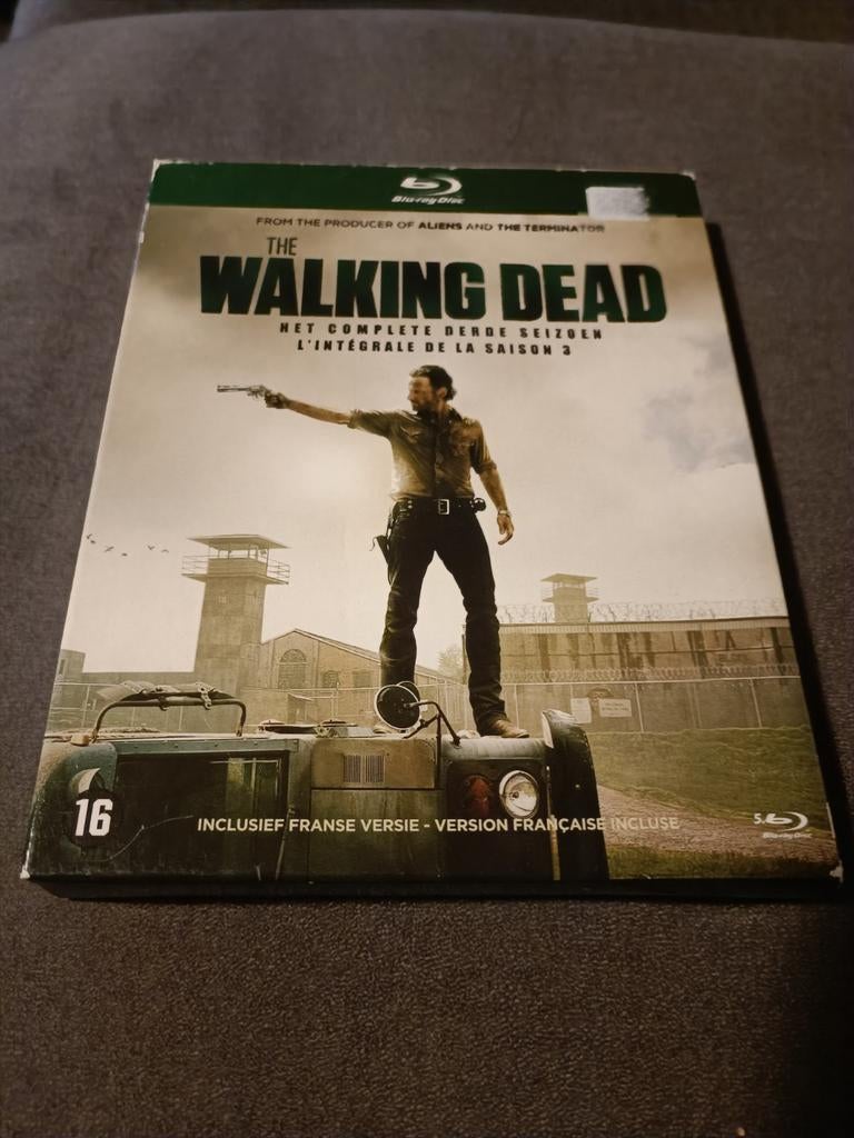 The Walking Dead seizoen 3 - bluray, Ophalen of Verzenden, Zo goed als nieuw, Horror