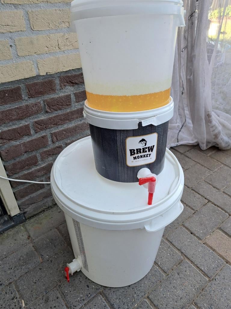 3x Brouwemmer - Ideaal voor thuisbrouwers, Ophalen, Gebruikt