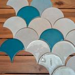 Schub Tegels - Beige & Groen/Blauw, Doe-het-zelf en Verbouw, Tegels, Ophalen, Nieuw, Minder dan 20 cm, Minder dan 20 cm