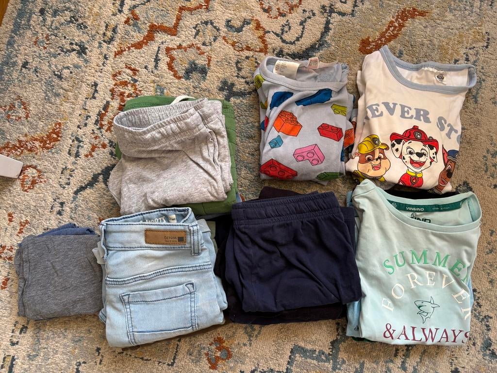 Zomer kledingpakket jongens maat 110-116 (16 stuks), Ophalen of Verzenden, Gebruikt, Maat 110