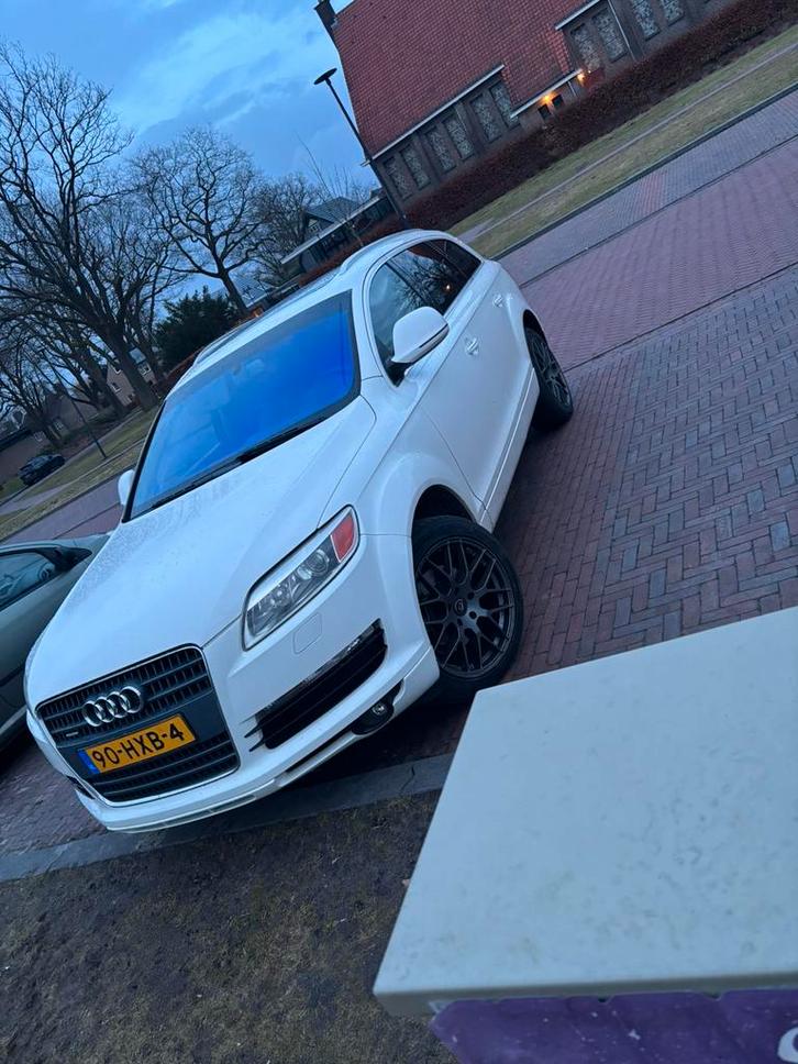 Audi q7 5+2 3.6fsi, Auto's, Audi, Particulier, Benzine, Stationwagon, Geïmporteerd, Wit, Ophalen