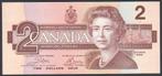 Canada 2 Dollars 1986, Verzenden, Noord-Amerika, Los biljet