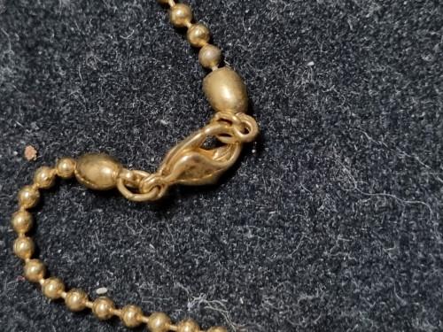 -	S294, halsketting three balls met strass steentjes, Ophalen of Verzenden, 'T Olde Gre-j, Info@toldegrej.nl, Endepoelstraat 20f Didam