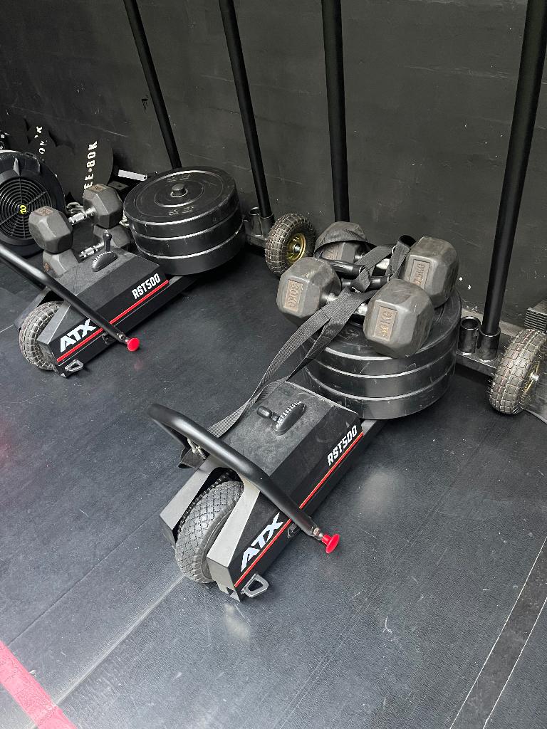 Powersled op wielen Hyrox CrossFit hybride trainingen, Ophalen, Zo goed als nieuw, Benen, Overige typen