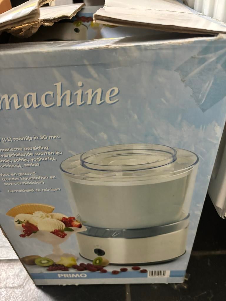 Primo ijsmachine, Witgoed en Apparatuur, Overige Witgoed en Apparatuur, Gebruikt, Ophalen of Verzenden