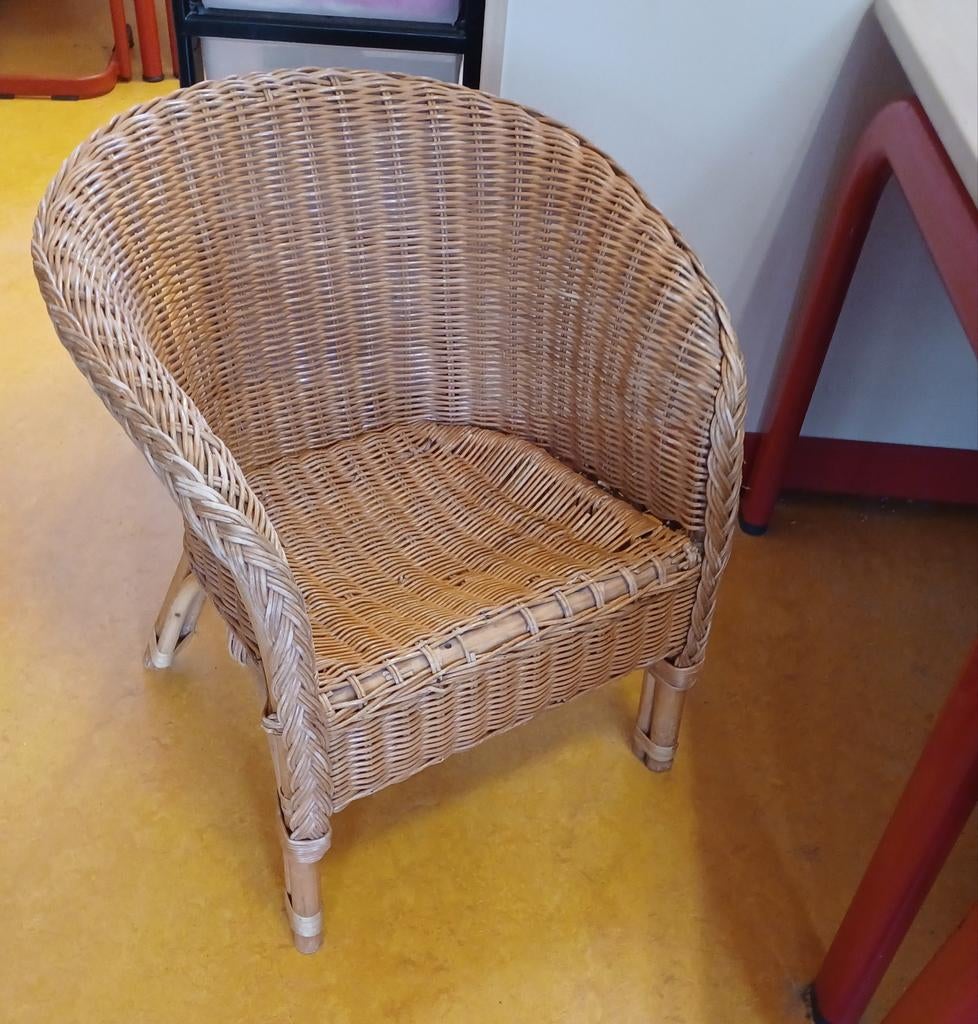 Rieten kinderstoel, Ophalen