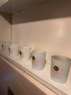 5 glazen kaarsenhouders Rituals, Ophalen of Verzenden, Zo goed als nieuw, Overige materialen, Minder dan 25 cm