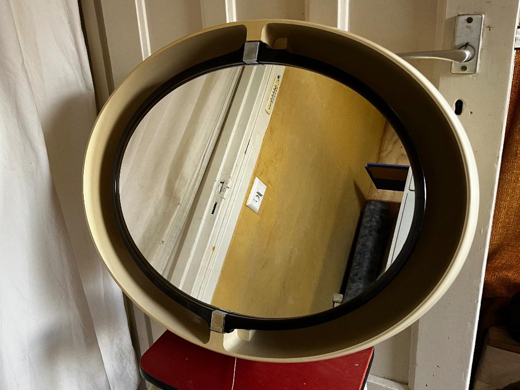 Allibert badkamerspiegel met verlichting, Ophalen, Zo goed als nieuw, Minder dan 100 cm, Ovaal