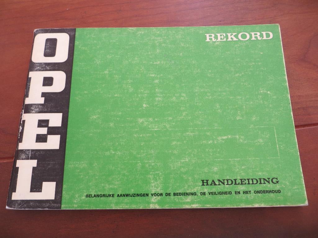 Instructieboek Opel Rekord sedan, Coupe, Caravan 1974, mooi!, Ophalen of Verzenden