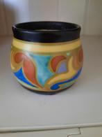 Klein Plateel bloempotje, Ophalen of Verzenden