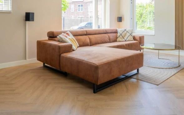 Hoekbank, Huis en Inrichting, Banken | Bankstellen, Ophalen, Modern, Comfortabel, 250 tot 300 cm, Gebruikt