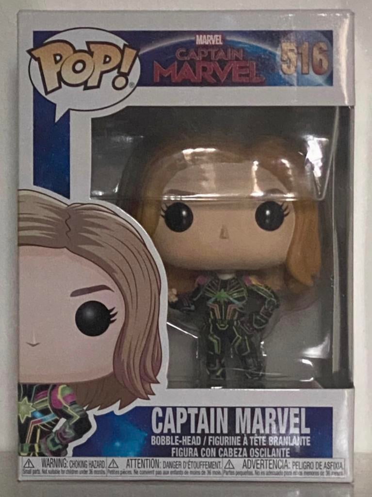 Funko pop - Captain Marvel 516, Ophalen of Verzenden, Zo goed als nieuw