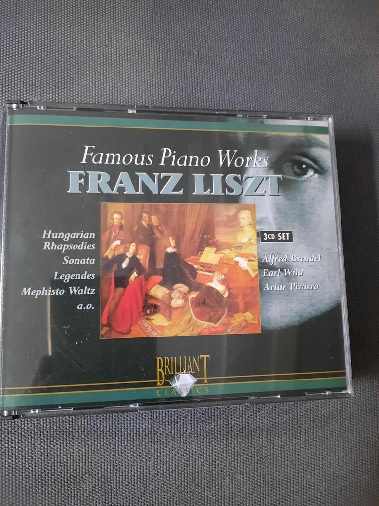 Franz Liszt - Famous Piano Works (3 CD Set), Boxset, Ophalen of Verzenden, Zo goed als nieuw, Romantiek
