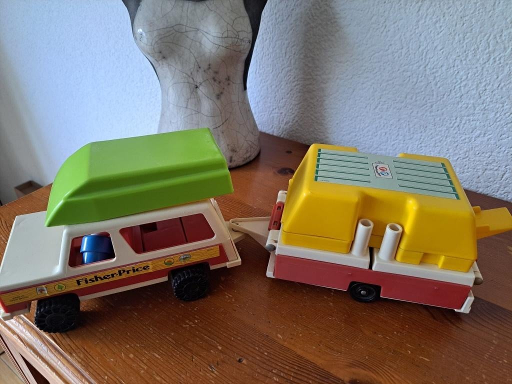 Fisher-Price: auto met vouwwagen, Ophalen, Gebruikt, Auto of Voertuig