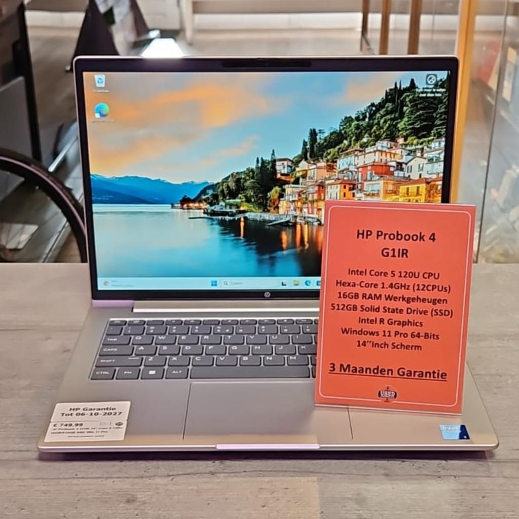 HP Probook 4 G1IR 14" Core 5 120U 16GB/512GB SSD Win 11 Pro
