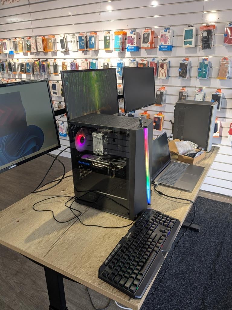 Budget Game PC met RGB behuizing, Computers en Software, Desktop Pc's, Refurbished, Ophalen of Verzenden, Gaming, SSD