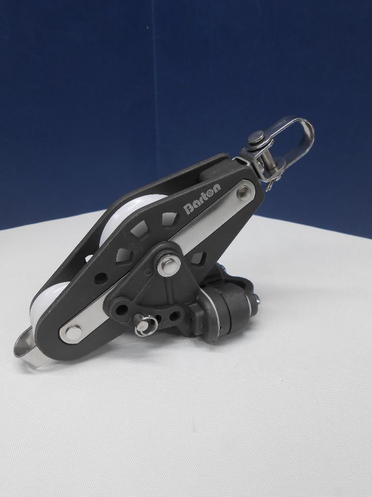 Schootblok, Vioolblok + klem, hondsvot, draaiwartel, 8 mm, Watersport en Boten, Accessoires en Onderhoud, Ophalen of Verzenden