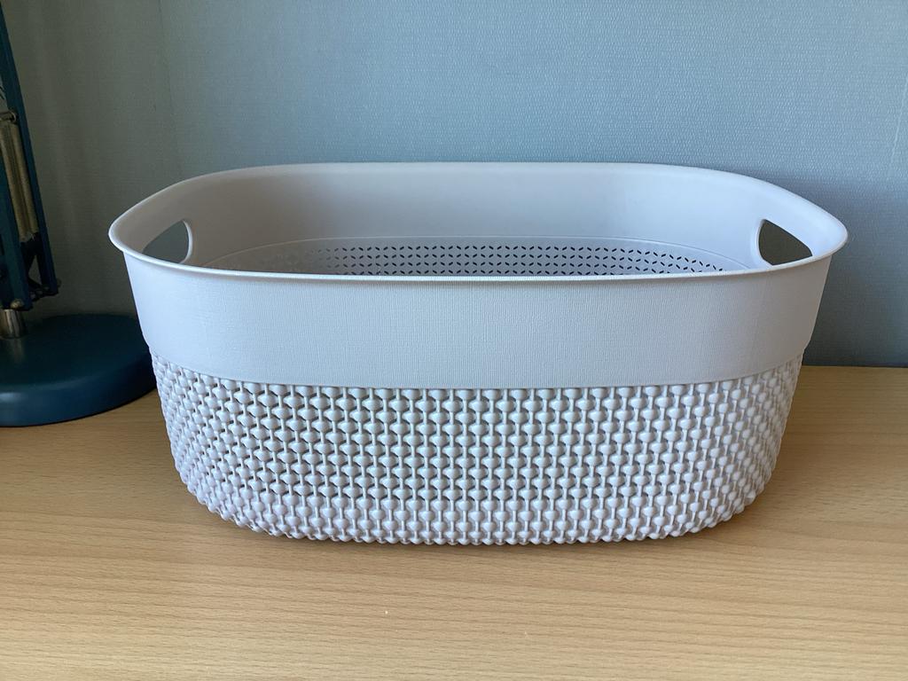 Curver Filo Opbergmand M - Lichtgrijs (6 stuks beschikbaar), Kunststof, Mand, Ophalen of Verzenden, Zo goed als nieuw