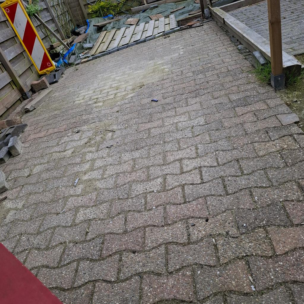 Bestrating gratis voor de liefhebber, Tuin en Terras, Tegels en Klinkers, Gebruikt, Klinkers, Beton, Ophalen