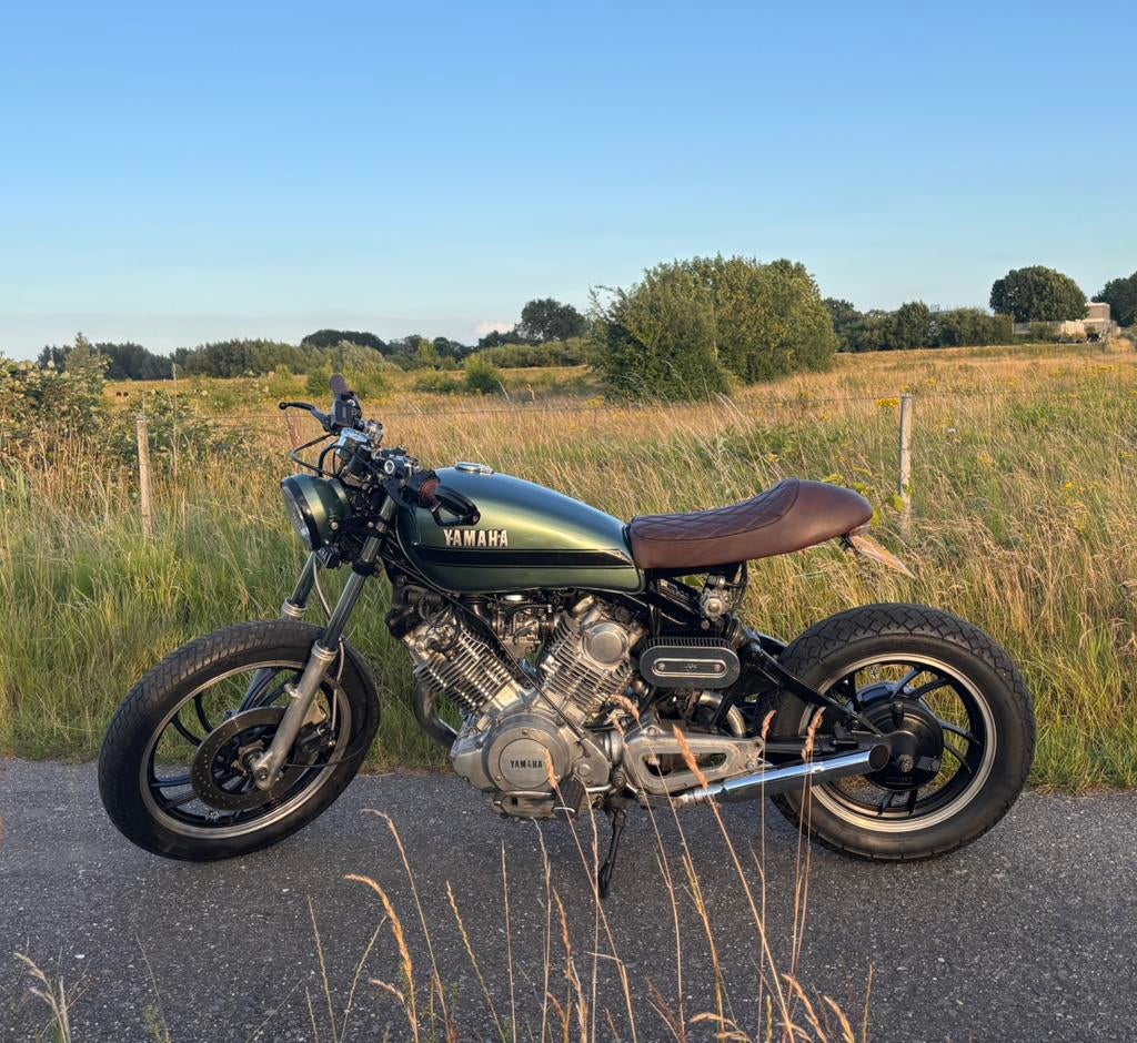 Custom Yamaha XV750 - oldtimer - scrambler / caferacer 1981, Motoren, 750 cc, 2 cilinders, Meer dan 35 kW, Overig