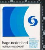 Sticker: Hago Nederland - Schoonmaakbedrijf (1), Ophalen of Verzenden, Zo goed als nieuw, Bedrijf of Vereniging